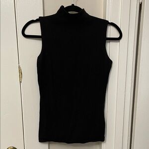 Vintage Black Sleeveless Tank Top